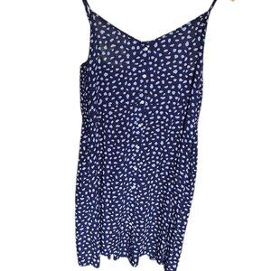 Aerie- Blue Polka Dot Mini Dress